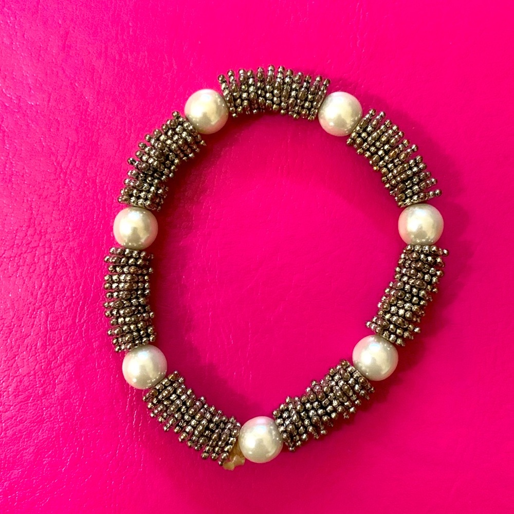 Faux pearl pre love bracelet
